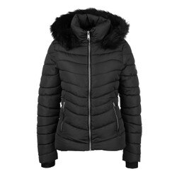 Head Immensity Fur Collar Women's in Black